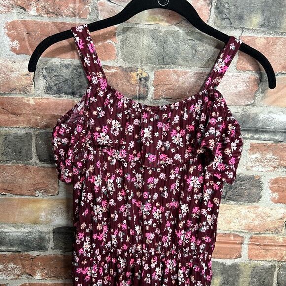 5 for $25🔥Justice Floral Pink Jumpsuit Romper Girls Large (12-14) - Picture 4 of 5